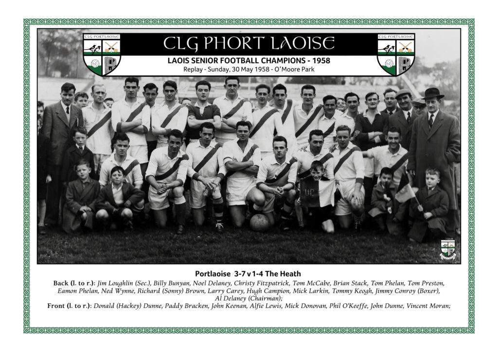 1958 Laois SFC WInners