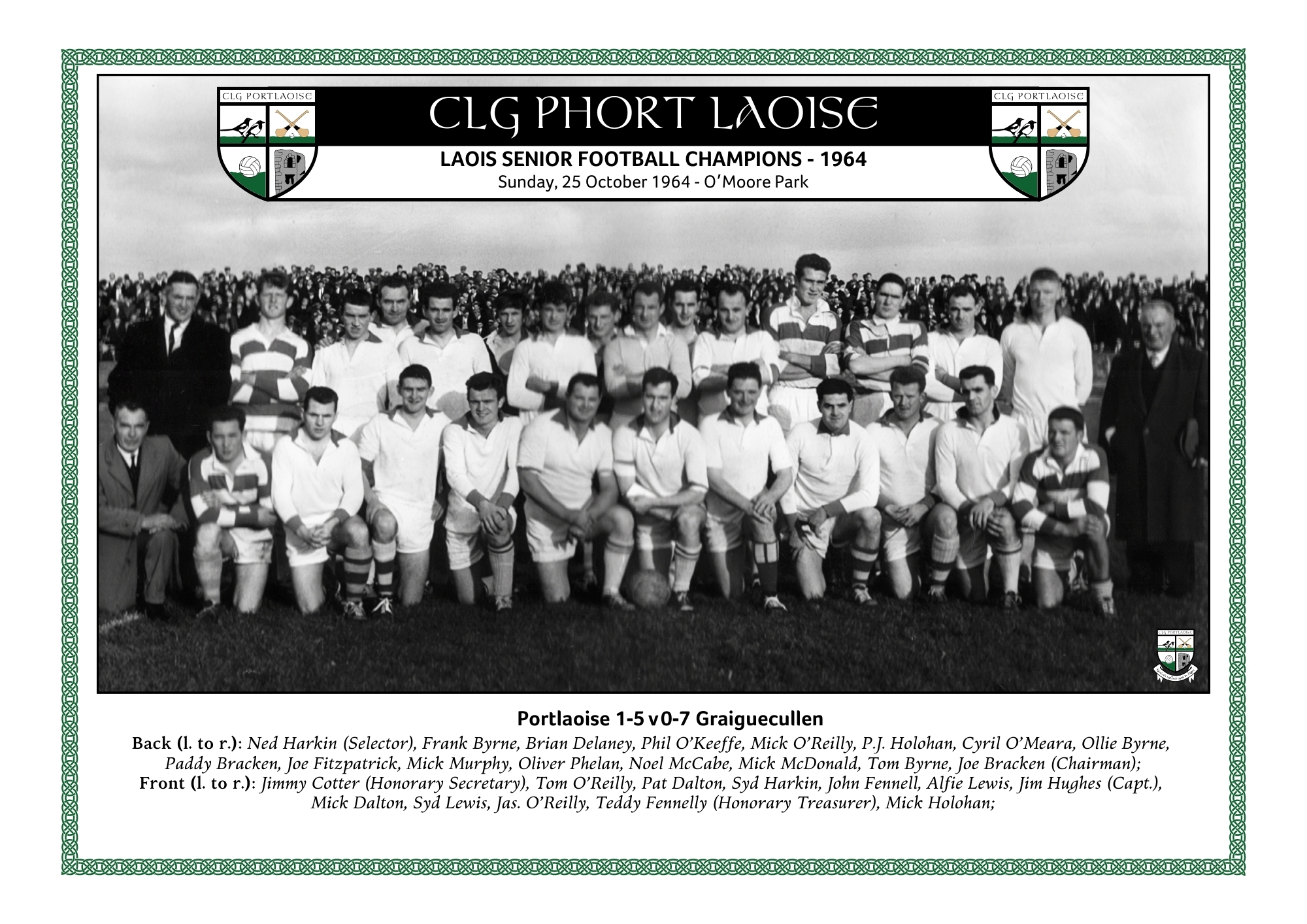 1964 Laois SFC WInners