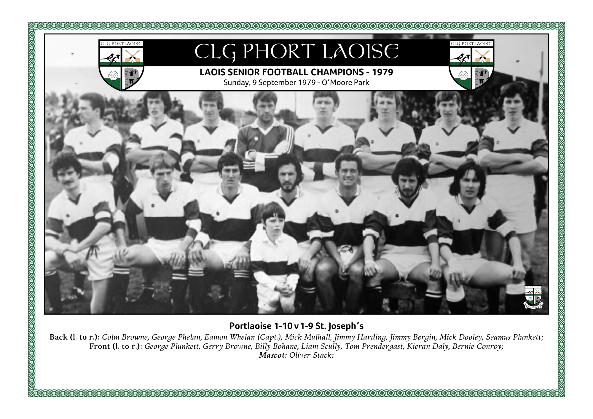1979 Laois SFC WInners