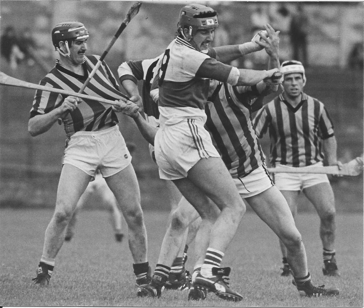 Brian Whelahan congradulates Cheddar after laois’s win over Offaly.