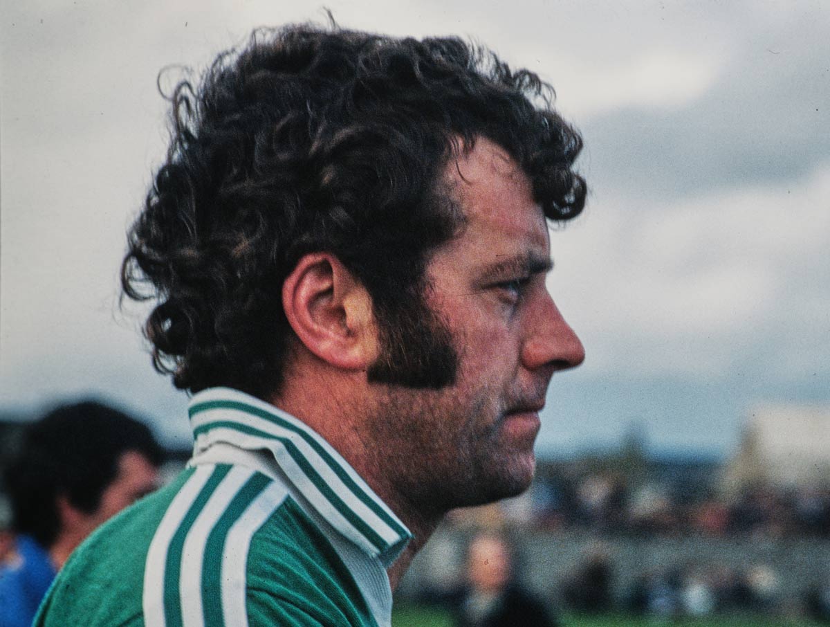 Mick Mulhall making a typical save