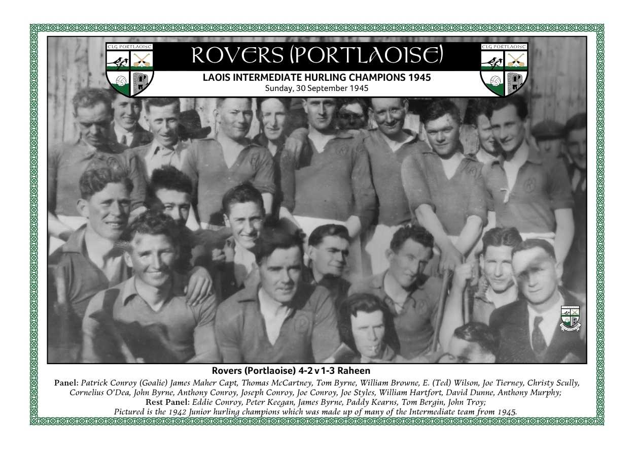 Rovers team phot from 1942