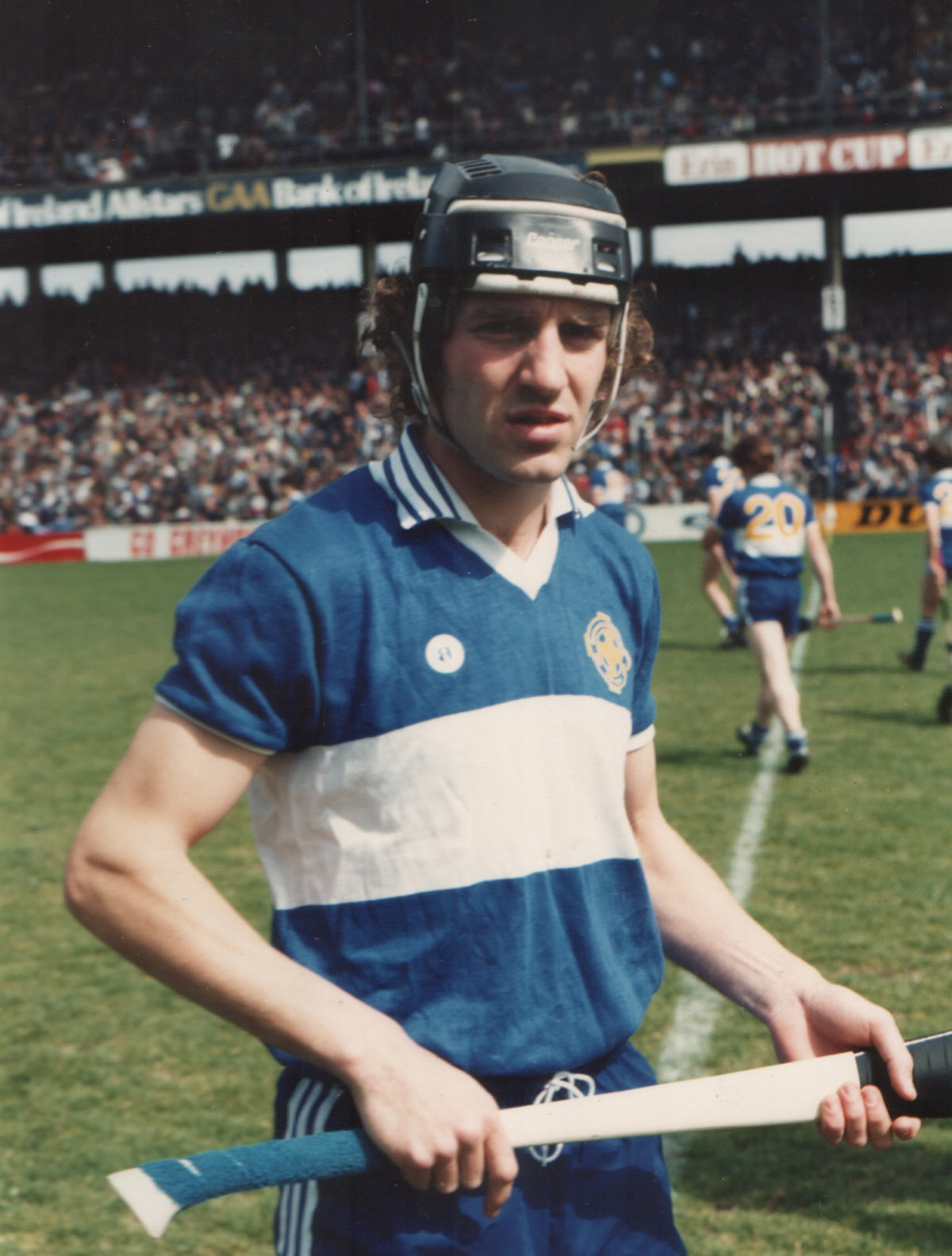 Pat Critchley pictured at Croke Park before a Laois game v Cork in 1984