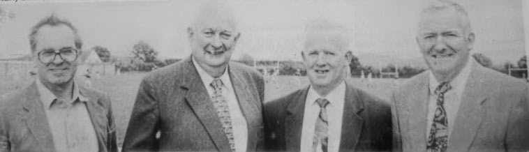 Teddy Fennelly, Jack Boothman
(GAA President), Jas. O’Reilly and Aidan Delaney