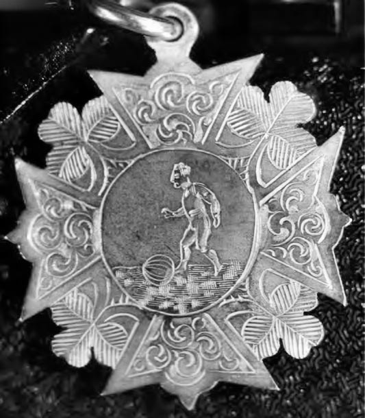 The medal won by John Delany (Main Street) who captained
the Maryborough (Portlaoise) team in 1889