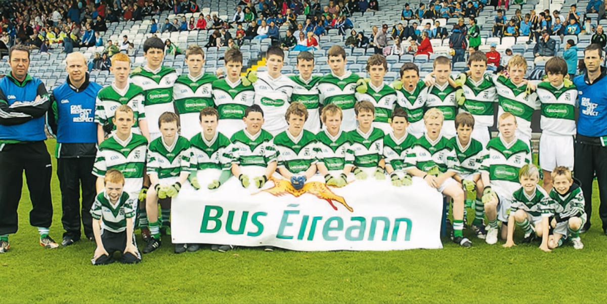 Portlaoise Under 14 footballers who reached the National Féile Peil na nÓg Final in 2012