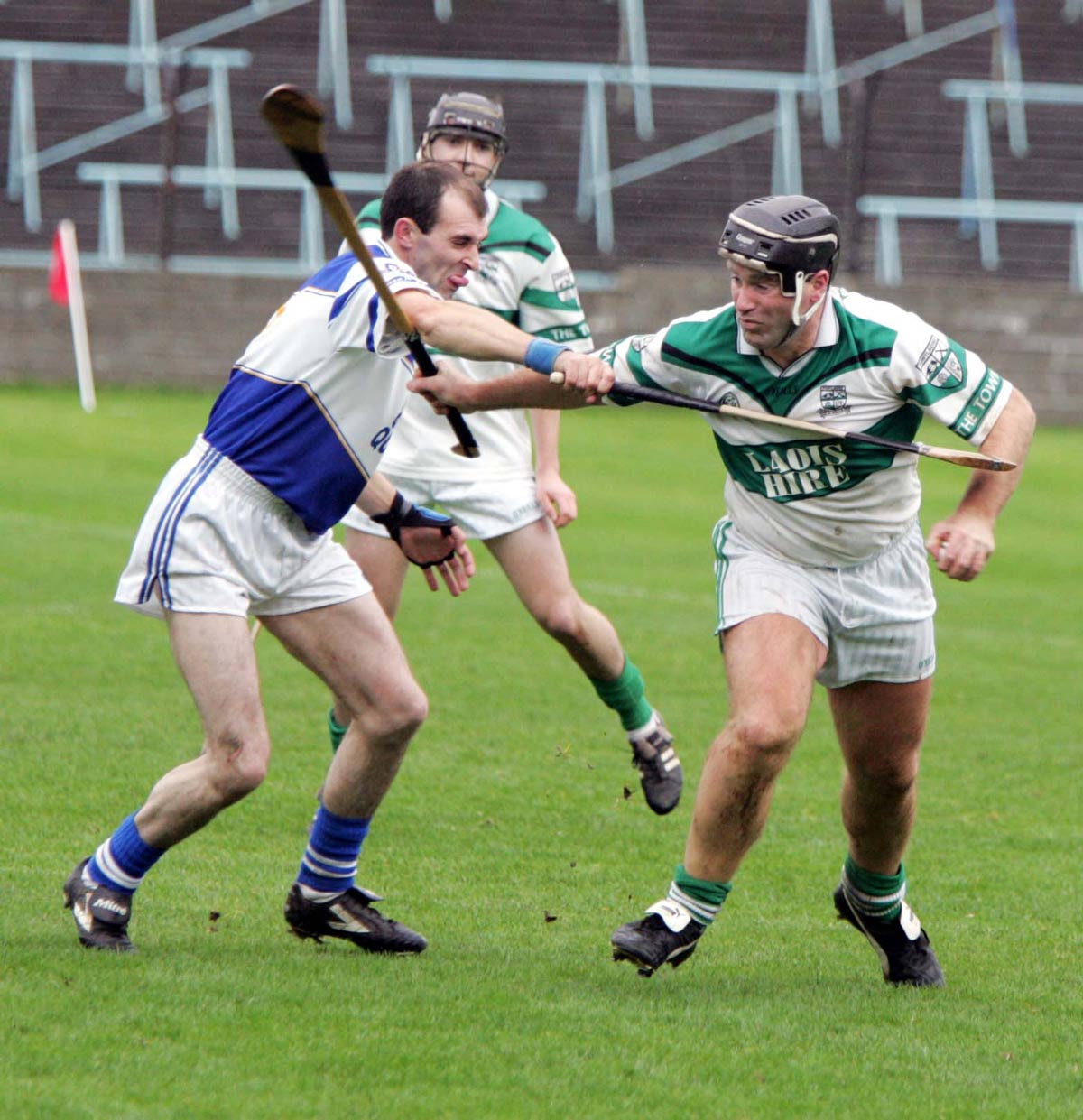 Cyril in action in the 2004 Senior Hurling final.